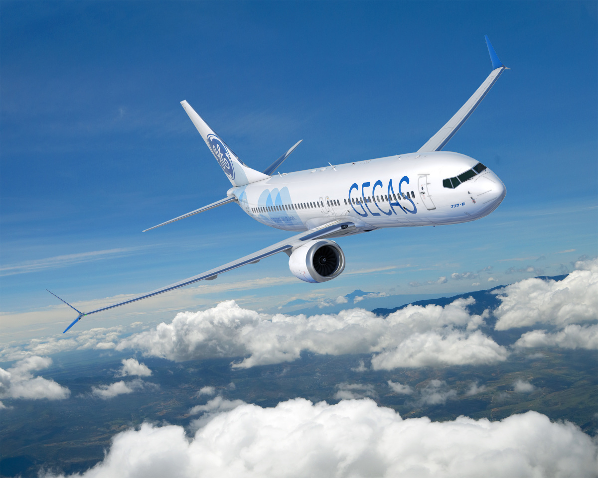 ニュース画像：GECAS塗装の737 MAX | FlyTeam ニュース