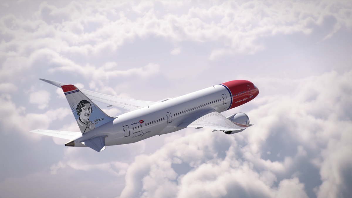 ノースウエスト航空　ジャンボ機の尾翼部分の置物 JFox Models 【予約商品】747-200B ノースウエストオリエント