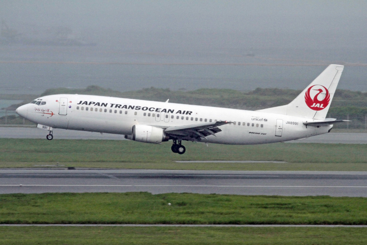日本トランスオーシャン航空、「JA8991」を抹消 元JEX737-400で初
