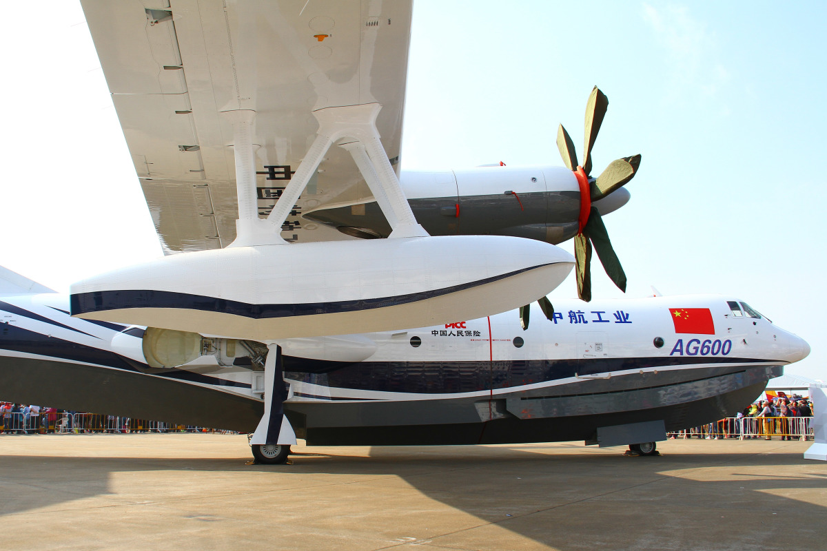 水陸両用飛行艇AG600、2020年中に初の海上試験飛行の予定 | FlyTeam