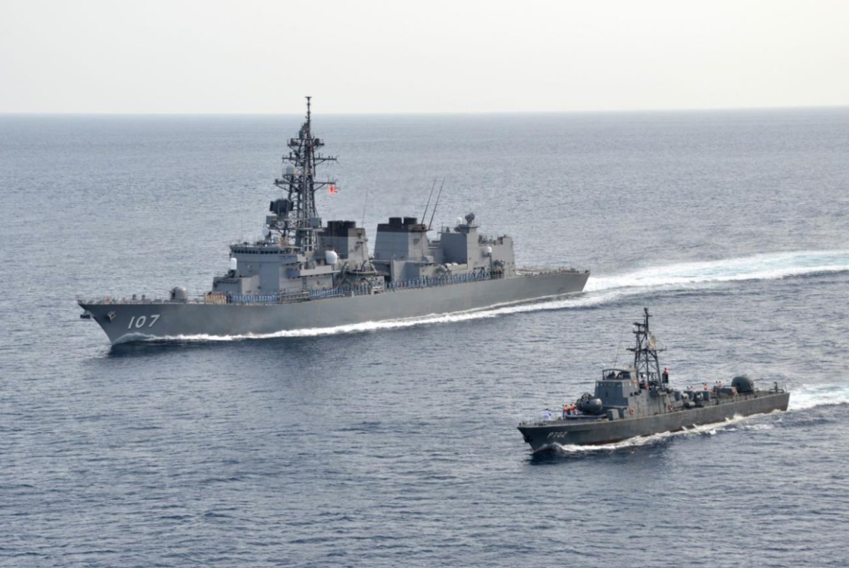 海自、8月22日にスリランカ海軍とトリンコマリー周辺海域で親善訓練