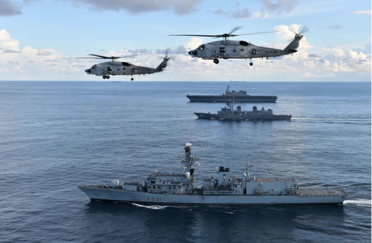 海自、10月4日にスリランカ海軍とコロンボ港周辺海空域で親善訓練