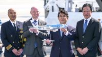 ニュース画像：ANA、A380到着でセレモニー フェリーフライトは日本人機長 