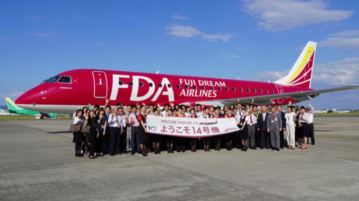 フジドリームエアラインズの14号機が到着、6月28日から定期便