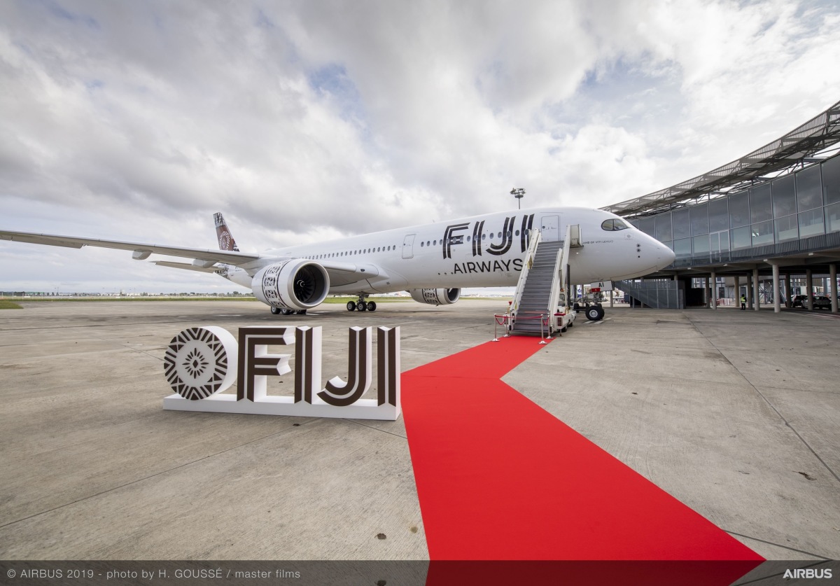 ニュース画像:フィジー・エアウェイズ A350 FlyTeam ニュース