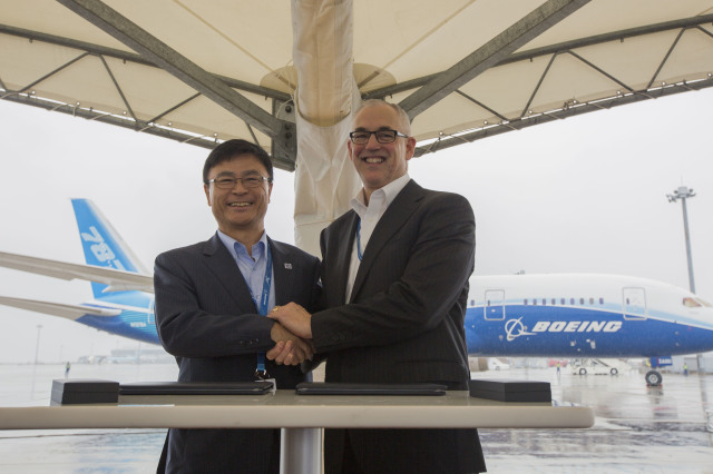 ボーイング、787のZA001を中部国際空港に正式に寄贈 | FlyTeam