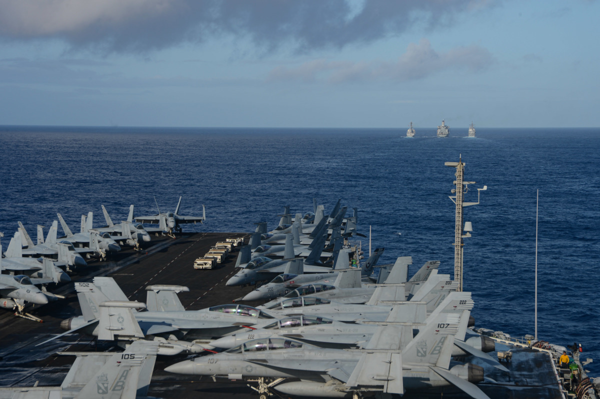 ハリー・S・トルーマン空母打撃群、西大西洋上で戦闘能力を維持