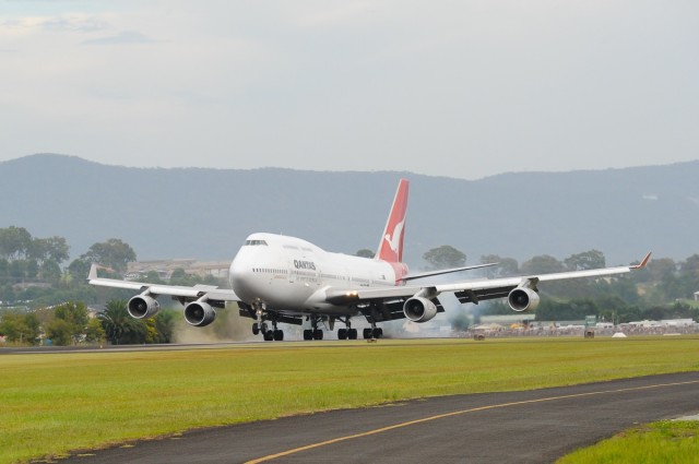 ニュース画像 1枚目：カンタス航空の747-400