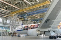 ANA特別デザイン機「鬼滅の刃じぇっと -壱-」お披露目、1/30空を