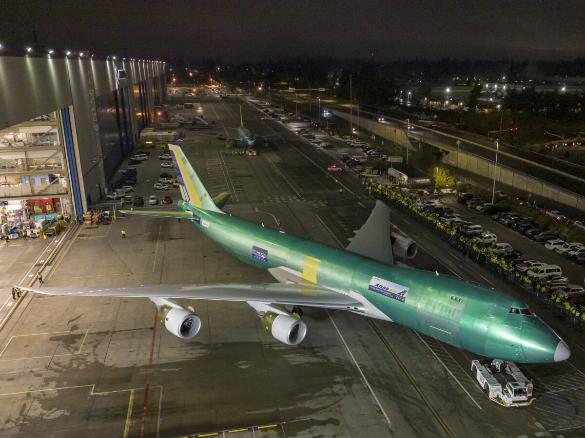 ニュース画像 2枚目：最後の747型機 アトラス航空 747-8 ペイント前