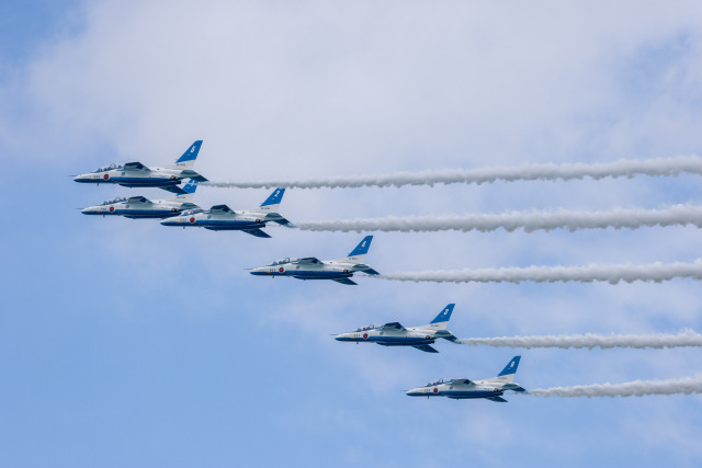 ブルーインパルス、宮城「丸森いち」で今年初の展示飛行！5月14日(日