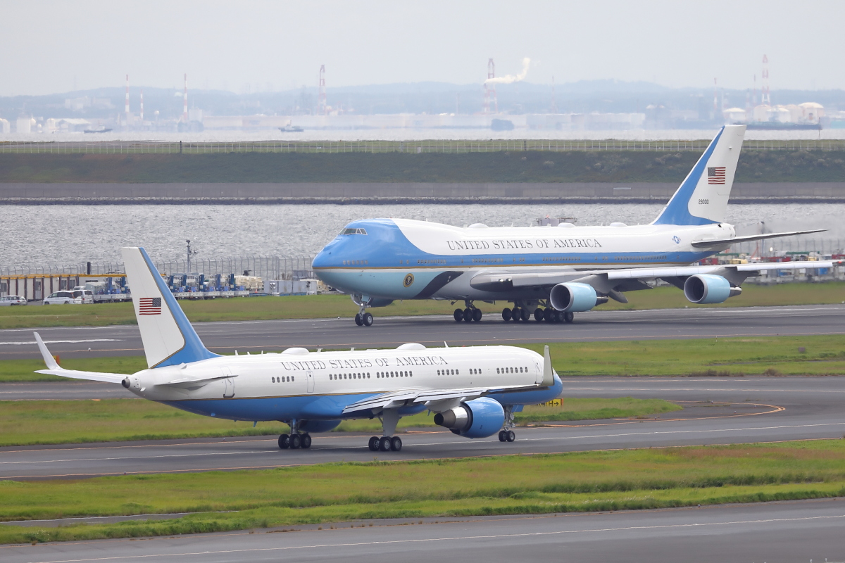 注目された飛来機情報】エアフォースワン堂々登場！ワモスやアレグリス