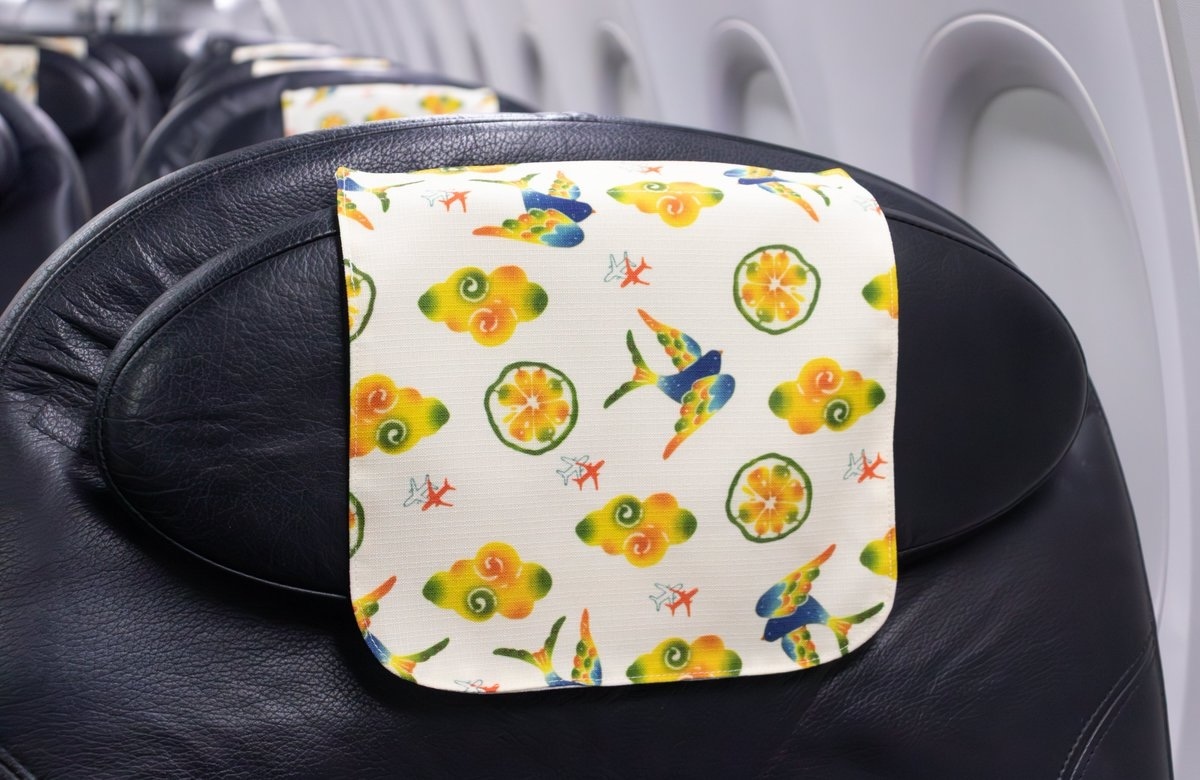 シートベルトタグも！ JTA 「美ら島エアーフェスタ」でアップサイクル