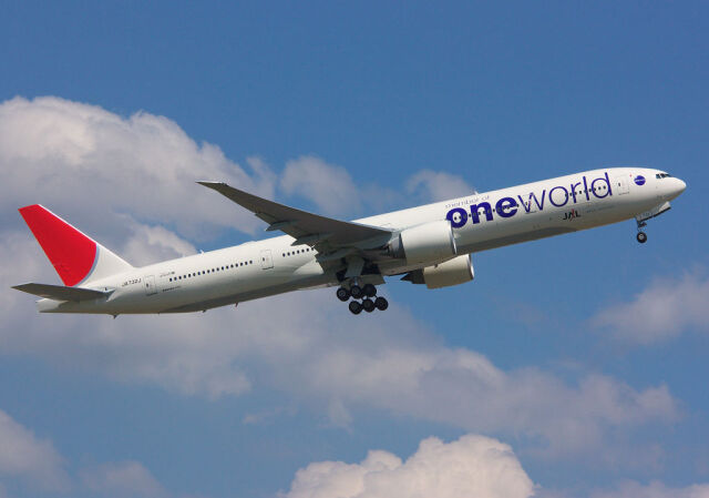 jeta様 JAL、ワンワールド特別塗装の777‑300ER「JA732J」がシドニー〜羽田線で