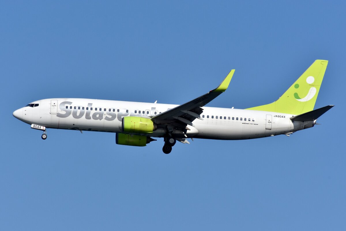 ソラシドエア、10月31日から 「やんばる花めぐり号」を就航 JA808X