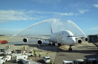 ニュース画像 2枚目：バルセロナにA380で就航したエミレーツ A380