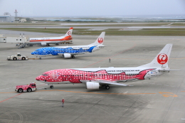 ちぃこさんが、那覇空港で撮影した日本トランスオーシャン航空 737-446の航空フォト（飛行機 写真・画像）