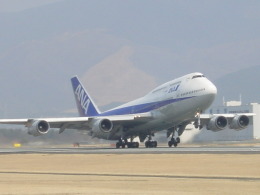 わたくんさんが、熊本空港で撮影した全日空 747-481(D)の航空フォト（飛行機 写真・画像）