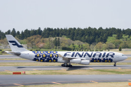 【未使用】フィンエアー　マリメッコ　A340-300　1/400スケール レア・機内限定】マリメッコ フィンエアー A340 模型 - メルカリ
