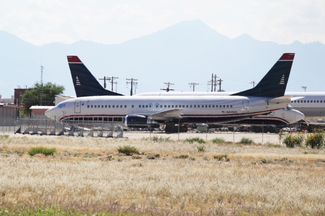 ZONOさんが、ツーソン国際空港で撮影したUSエアウェイズ 737-4B7の航空フォト（飛行機 写真・画像）