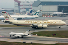 ボーイング747-8 エティハド航空 航空フォト(飛行機 写真・画像