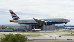 誘喜さんが、ロンドン・ヒースロー空港で撮影したブリティッシュ・エアウェイズ 777-236/ERの航空フォト（飛行機 写真・画像）