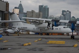 ビリー・ビショップ・トロント・シティー空港の撮影スポット「Billy Bishop Toronto City Airport Terminal」で、piyoreさんが撮影した飛行機の写真です。