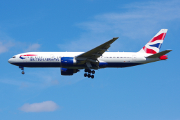 PASSENGERさんが、ロンドン・ヒースロー空港で撮影したブリティッシュ・エアウェイズ 777-236/ERの航空フォト（飛行機 写真・画像）