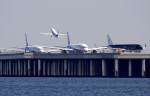 羽田空港の撮影スポット「浮島町公園」で撮影された飛行機の写真です。