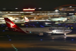 リリココさんが、羽田空港で撮影したカンタス航空 747-438/ERの航空フォト（飛行機 写真・画像）