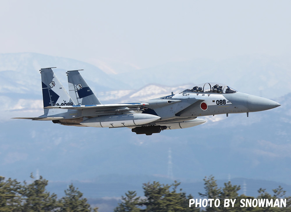 航空自衛隊 Mitsubishi F-15DJ Eagle 52-8088 小松空港 航空