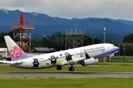 こーせー。さんが、鹿児島空港で撮影したチャイナエアライン 737-8FHの航空フォト（飛行機 写真・画像）