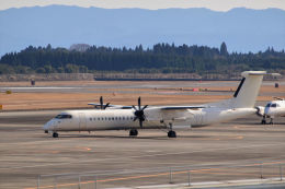 こーせー。さんが、鹿児島空港で撮影した日本エアコミューター DHC-8-402Q Dash 8の航空フォト（飛行機 写真・画像）