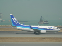 kakuteikiyosumiさんが、香港国際空港で撮影した全日空 737-781の航空フォト（飛行機 写真・画像）