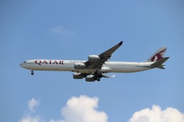 カタール航空 A340-600 1/500 1/500 カタール航空 旧塗装 AIRBUS A340-600 ヘルパ - メルカリ
