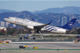 デルタ航空 737-800 スカイチーム塗装 N381DN 1/200 お取り寄せ商品】1/200 737-800/w デルタ航空「スカイチーム特別