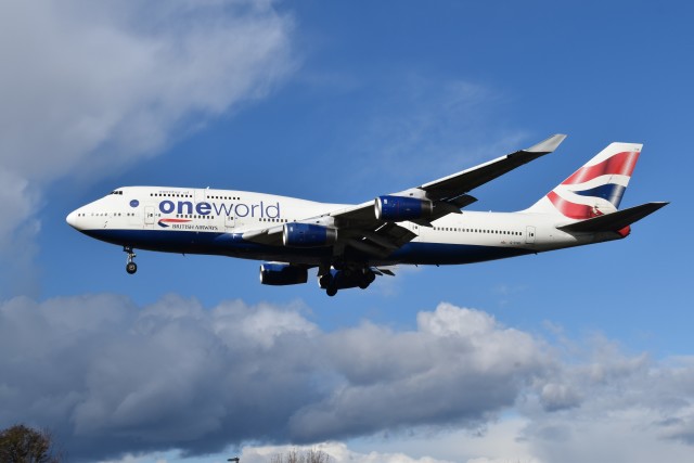 ブリティッシュ航空 Aviationtag ボーイング747-400 ブリティッシュ航空 Aviationtag ボーイング747-400