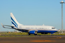 KAZKAZさんが、羽田空港で撮影したラスベガス サンズ 737-74U BBJの航空フォト（飛行機 写真・画像）