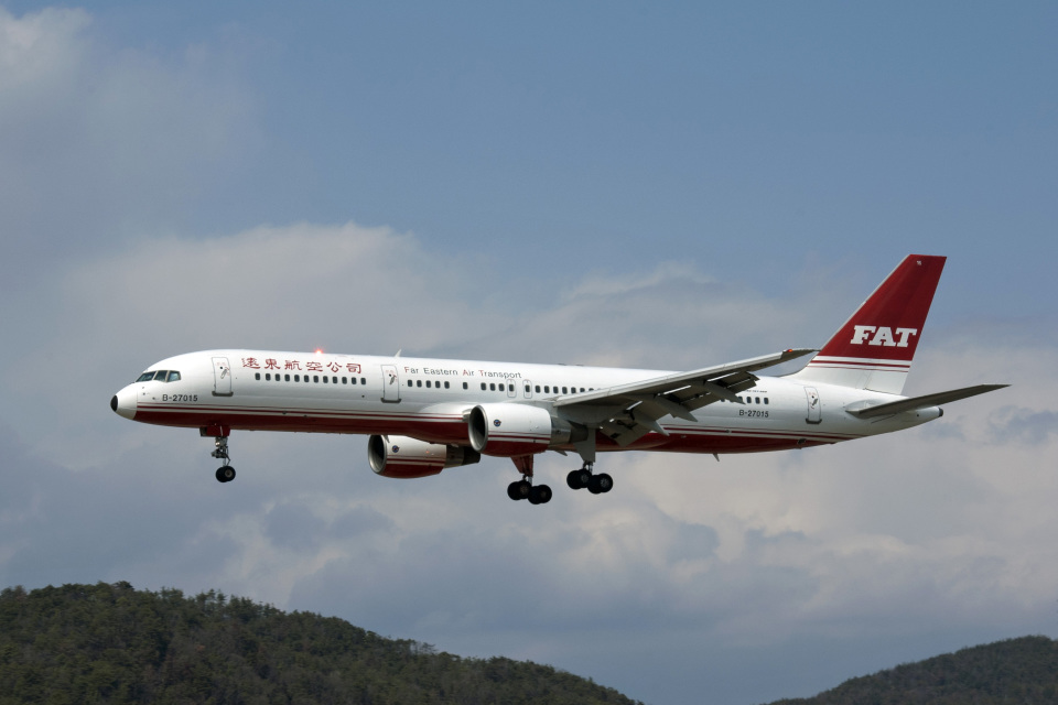 遠東航空 Boeing 757 0 B 岡山空港 航空フォト By Gambardierさん 撮影08年03月28日