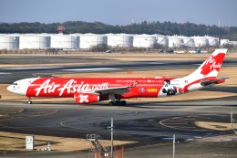 kamerajiijiさんが、成田国際空港で撮影したエアアジア・エックス A330-343Xの航空フォト（飛行機 写真・画像）