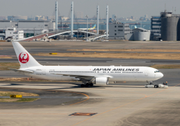 jjieさんが、羽田空港で撮影した日本航空 767-346/ERの航空フォト（飛行機 写真・画像）