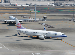 jjieさんが、羽田空港で撮影したチャイナエアライン 737-8Q8の航空フォト（飛行機 写真・画像）