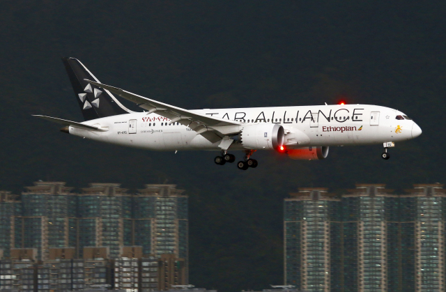 Asamaさんが、香港国際空港で撮影したエチオピア航空 787-8 Dreamlinerの航空フォト（飛行機 写真・画像）