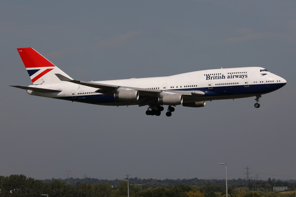ブリティッシュ・エアウェイズ Airlinertags B747-400 ARD Models 747-400 ブリティッシュ・エアウェイズ 「DENMARK
