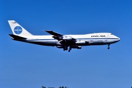 航空フォト：N733PA パンアメリカン航空 747-100