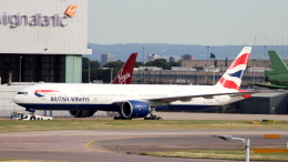 誘喜さんが、ロンドン・ヒースロー空港で撮影したブリティッシュ・エアウェイズ 777-336/ERの航空フォト（飛行機 写真・画像）