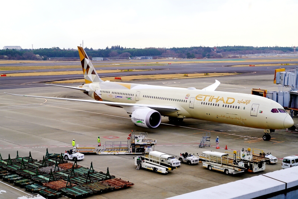 エティハド航空 Boeing 787-10 A6-BMI 成田国際空港 航空フォト
