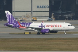 磐城さんが、香港国際空港で撮影した香港エクスプレス A320-232の航空フォト（飛行機 写真・画像）