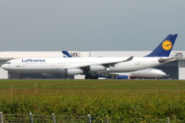 jun☆さんが、成田国際空港で撮影したルフトハンザドイツ航空 A340-311の航空フォト（飛行機 写真・画像）