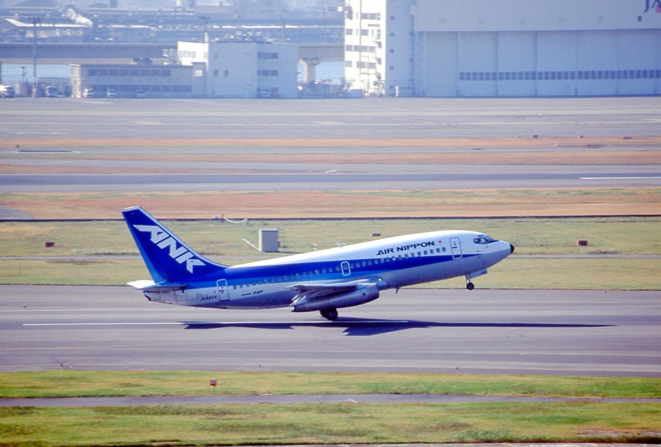 エアーニッポン Boeing 737-200 JA8454 羽田空港 航空フォト